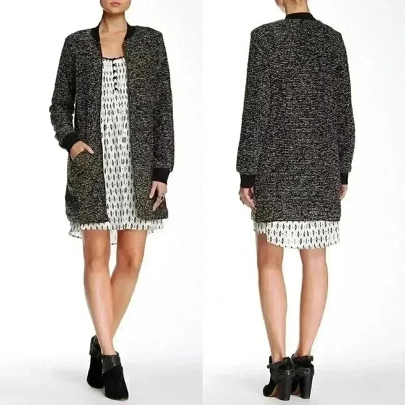 SALE Sanctuary City Sweater Marled Coat Size Small $179 - Picture 16 of 16